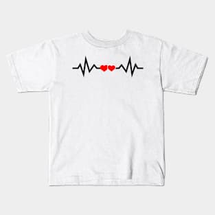 Love Heartbeat Kids T-Shirt